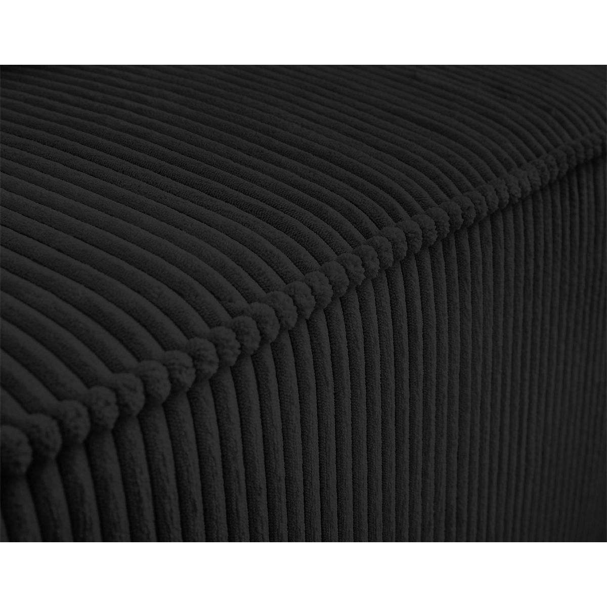 LISA DESIGN Colombine - module d'assise d'angle réversible - en velours côtelé