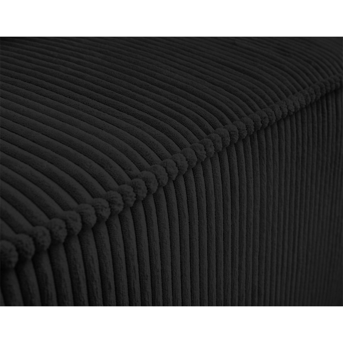 LISA DESIGN Colombine - module d'assise d'angle réversible - en velours côtelé