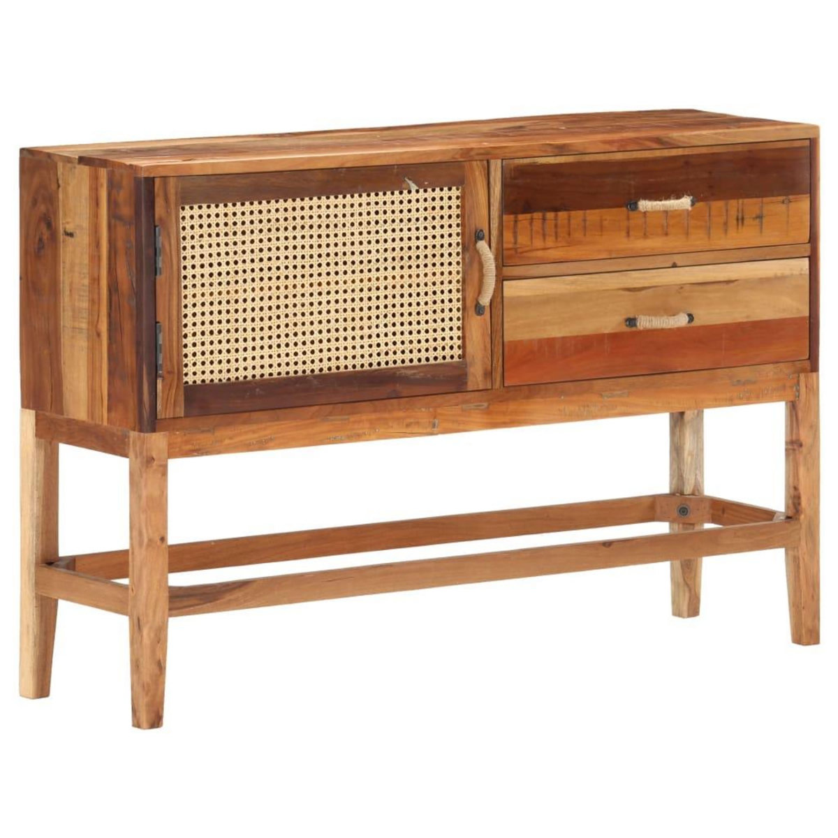 VIDAXL Buffet 118x30x76 cm Bois de recuperation massif