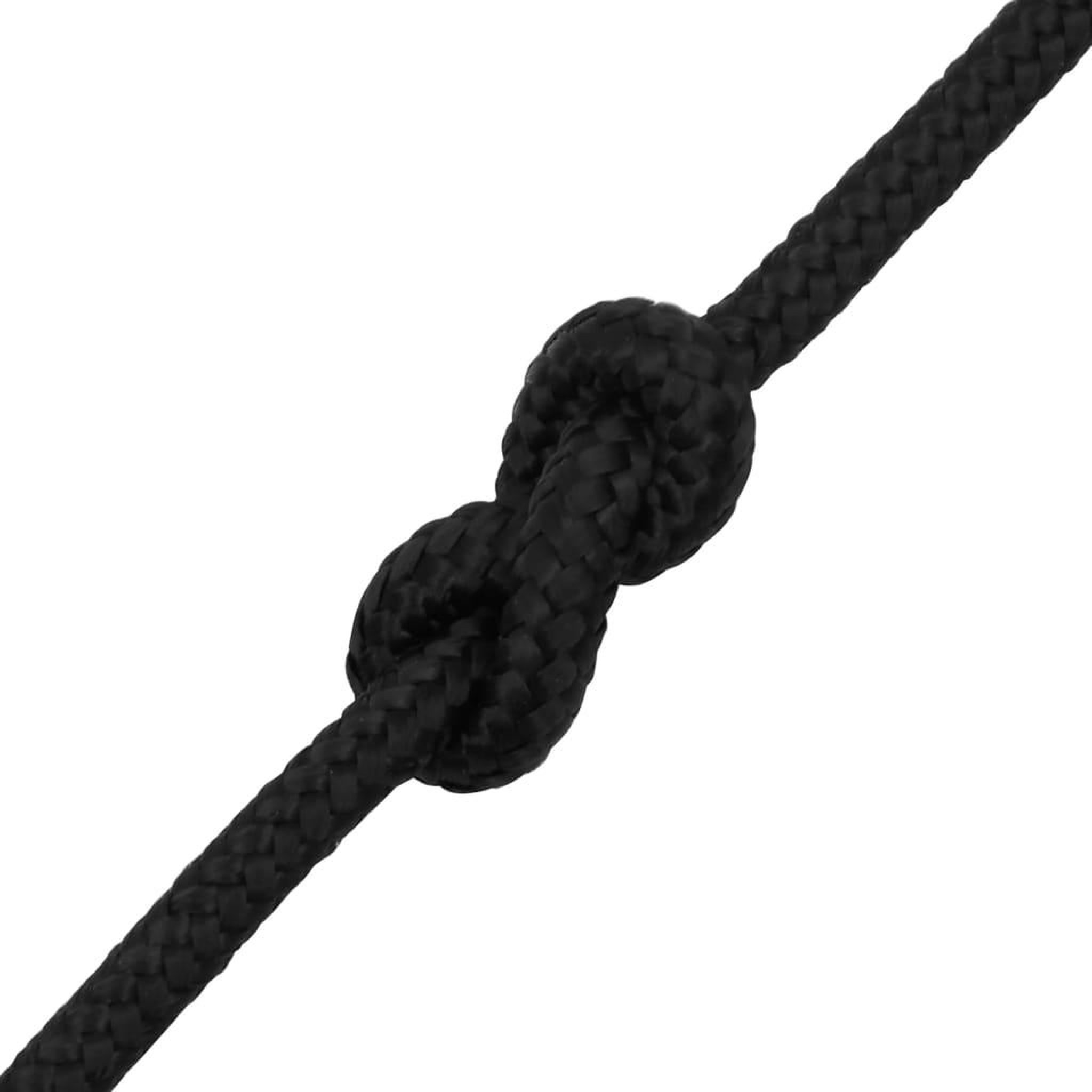 Voir la diapositive 5 : VIDAXL Corde de bateau Noir complet 8 mm 100 m Polypropylene