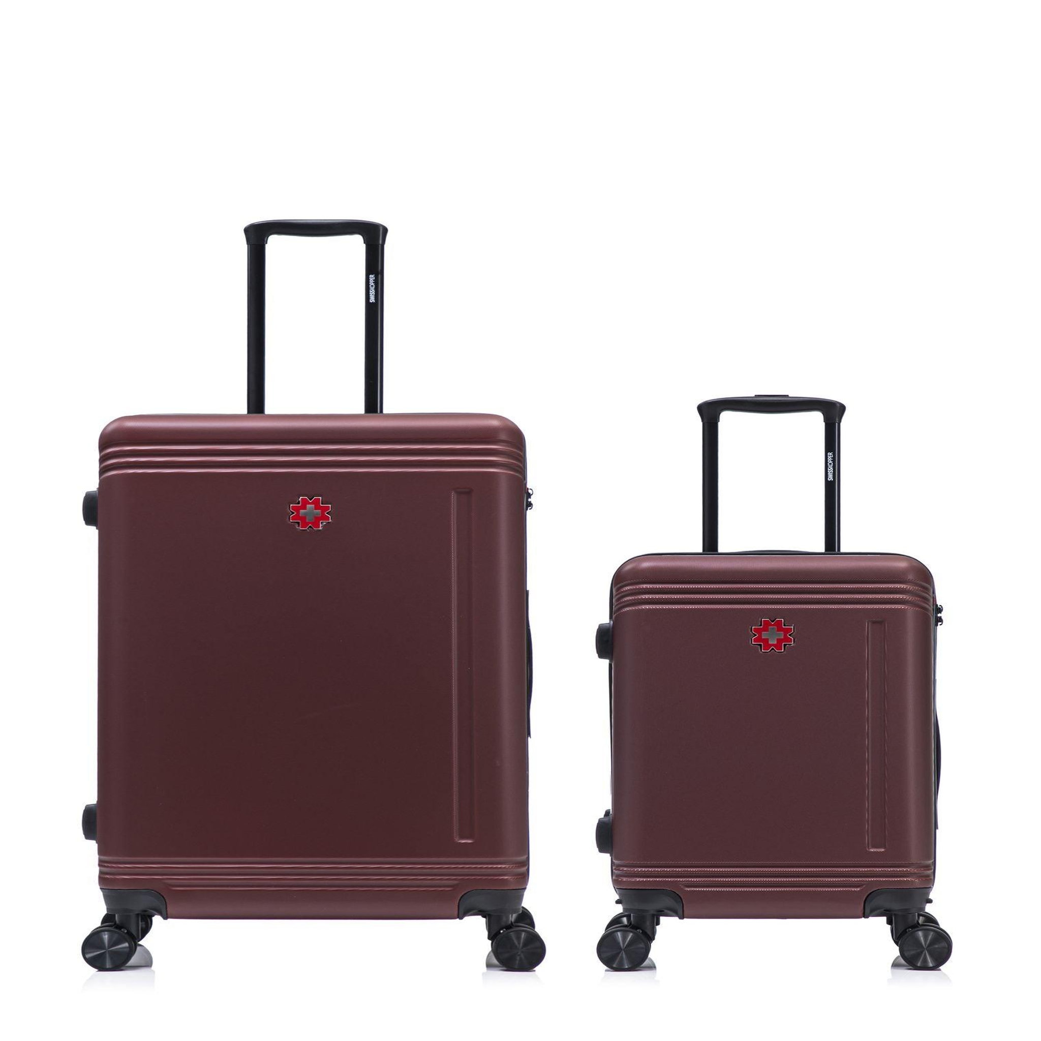 SWISS KOPPER Lot de 2 Valises Rigides Grand Format et Cabine GSTAAD