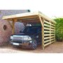 Carport bois traité Yaraka / 13,10 m²