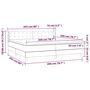 Voir la diapositive 6 : VIDAXL Sommier a lattes de lit avec matelas Blanc 200x200cm Similicuir