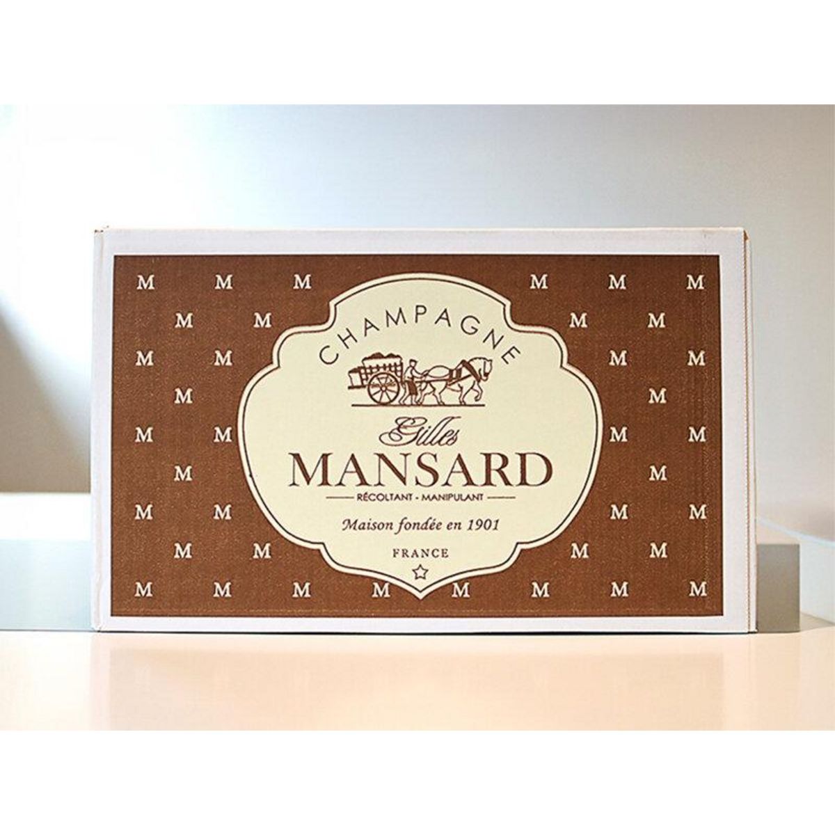 Smartbox Coffret 6 bouteilles de champagne à recevoir chez soi - Coffret Cadeau Gastronomie