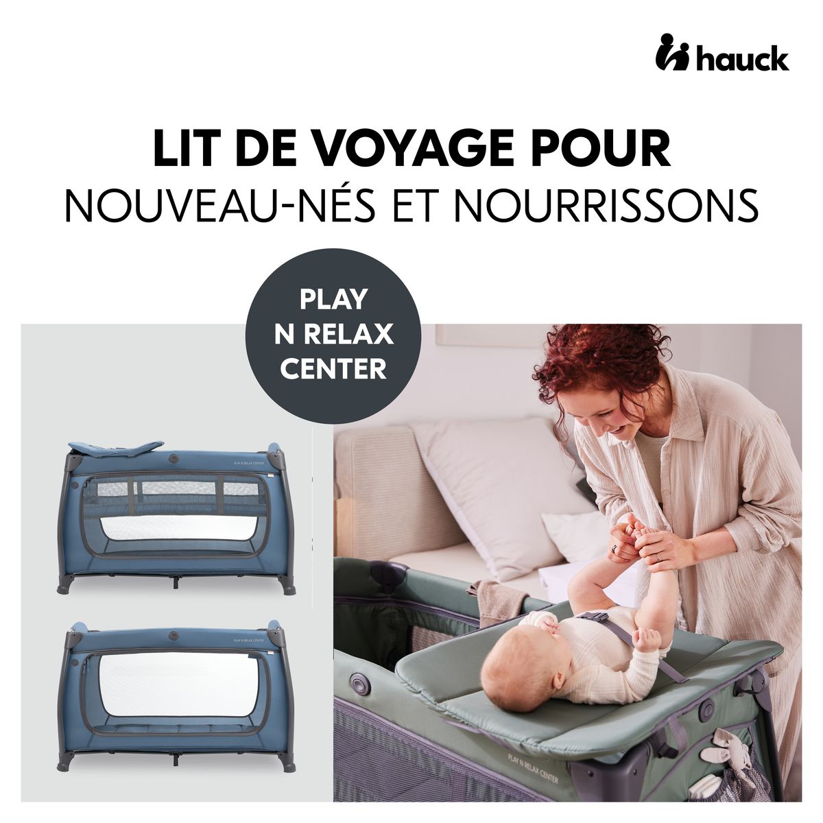 HAUCK Lit parapluie Play N Relax Center