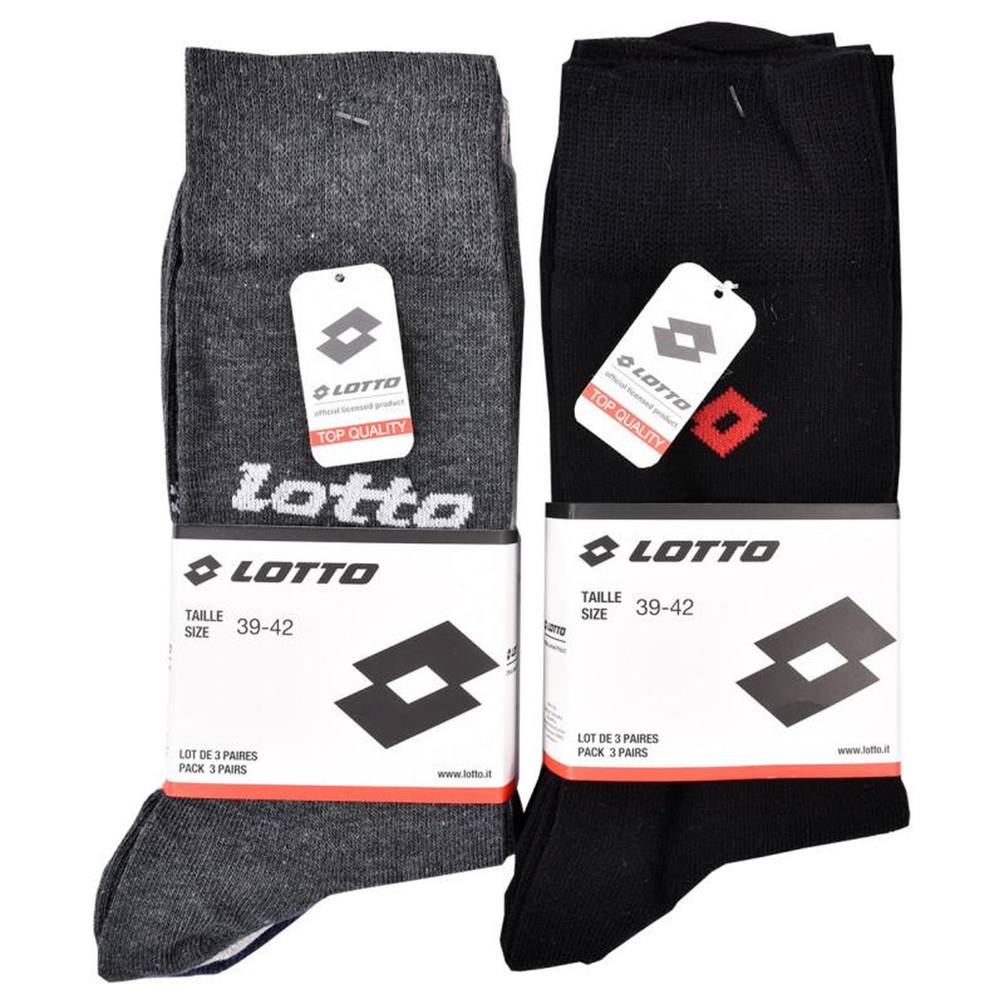 Voir la diapositive 3 : LOTTO Chaussettes Homme LOTTO