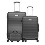 BLUESTAR BLUESTAR - LOT DE 3 - Valises grand format, weekend et vanity BRAZILIA. Coloris disponibles : Beige, Noir