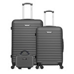 BLUESTAR BLUESTAR - LOT DE 3 - Valises grand format, weekend et vanity BRAZILIA. Coloris disponibles : Noir, Beige