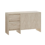 Habitat et Jardin Buffet en bois  Laris 130  - 130 x 44 x 82 cm - Travertin
