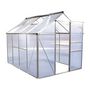 Voir la diapositive 1 : Habitat et Jardin Serre jardin polycarbonate  Hortensia  4,8m²