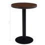 Voir la diapositive 5 : VIDAXL Table de bistro Marron fonce 50 cm MDF
