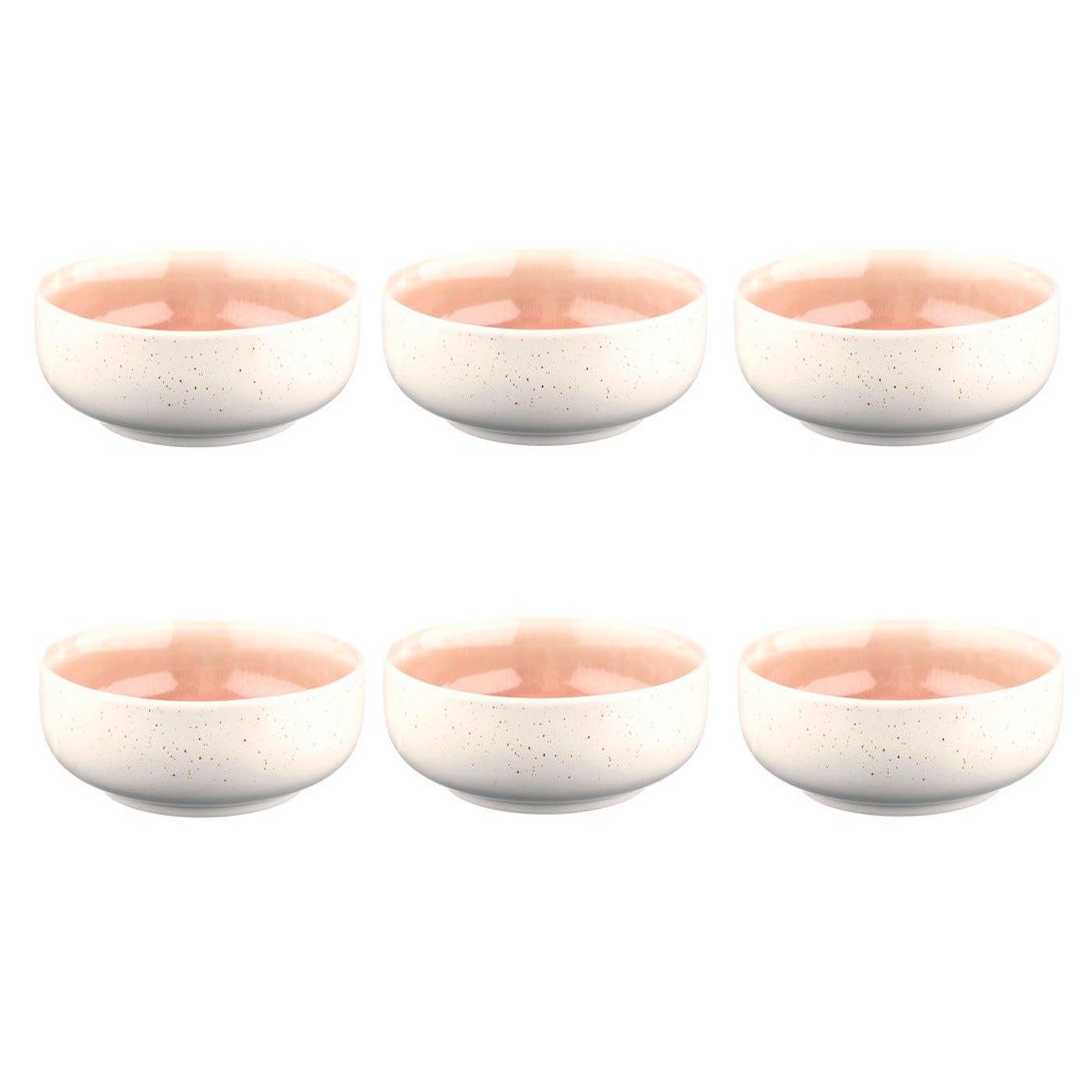 BJORN Bol oxygen ø22cm - 6 pièces - rose poudre