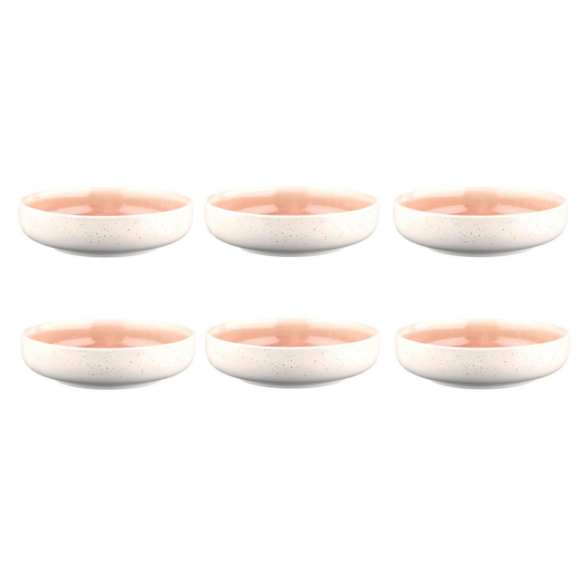 BJORN Bol OXYGEN Ø22cm - 6 pièces - Rose poudre