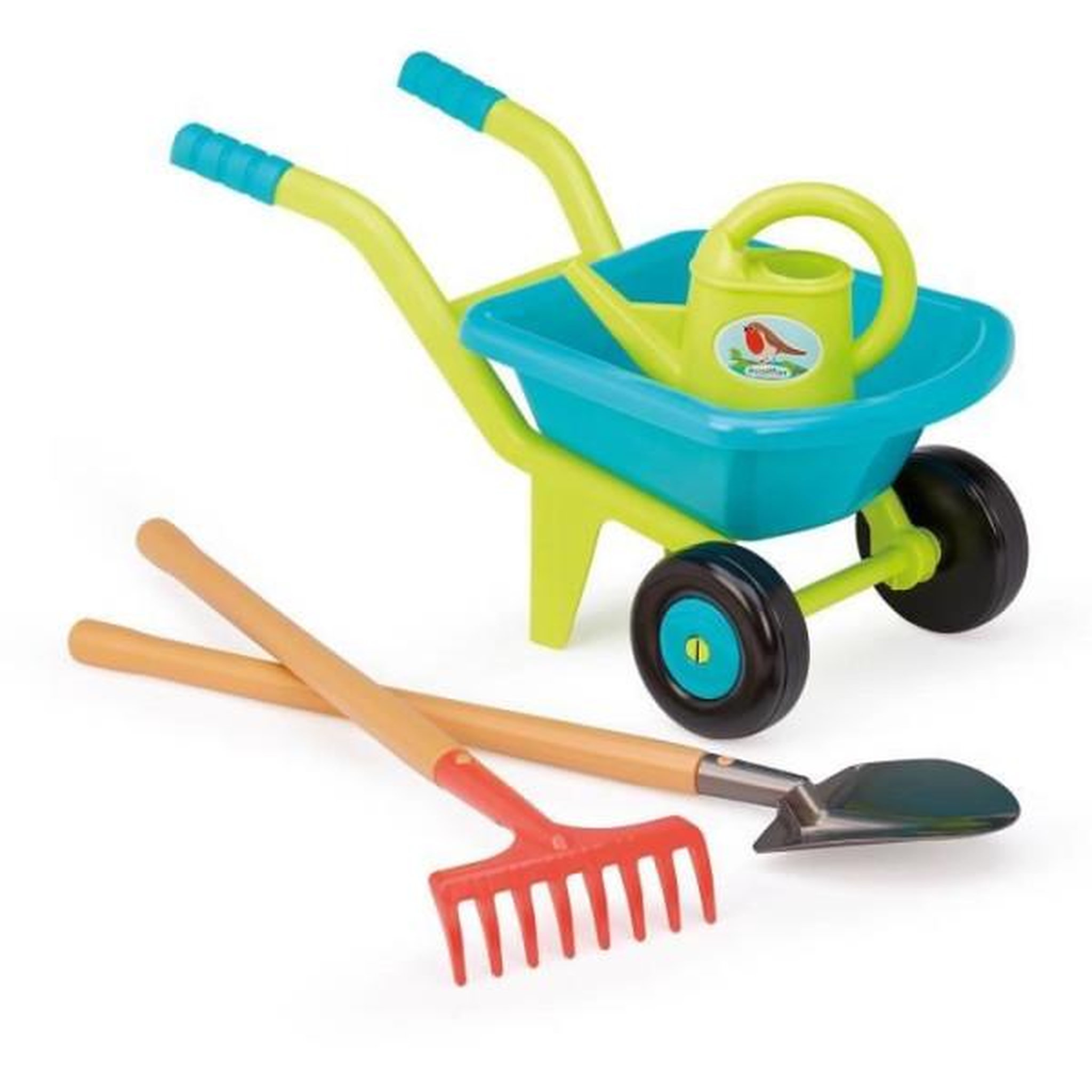 Ecoiffier Brouette de jardin garnie Deluxe - ECOIFFIER - 4539 - Pour le travaux de jardinage