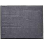 VIDAXL Tapis d'entree PVC Gris 90 x 120 cm