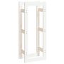Voir la diapositive 2 : VIDAXL Support pour bois de chauffage Blanc 41x25x100 cm Bois de pin