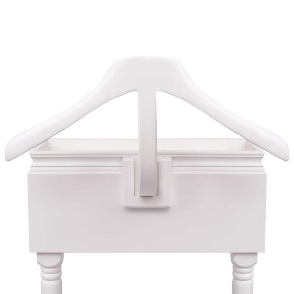 VIDAXL Portant à vêtements avec armoire Bois Blanc