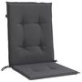 Voir la diapositive 5 : VIDAXL Coussins de chaise a dossier bas lot de 4 anthracite melange