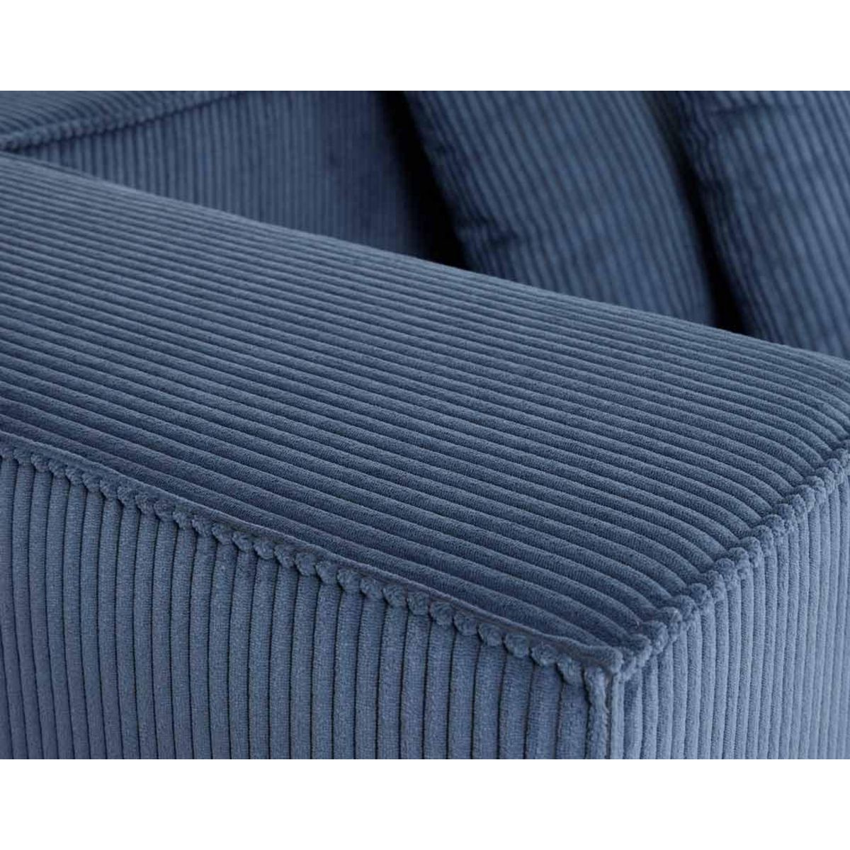 LISA DESIGN Colombine - canapé modulable droit - 2 places - en velours côtelé