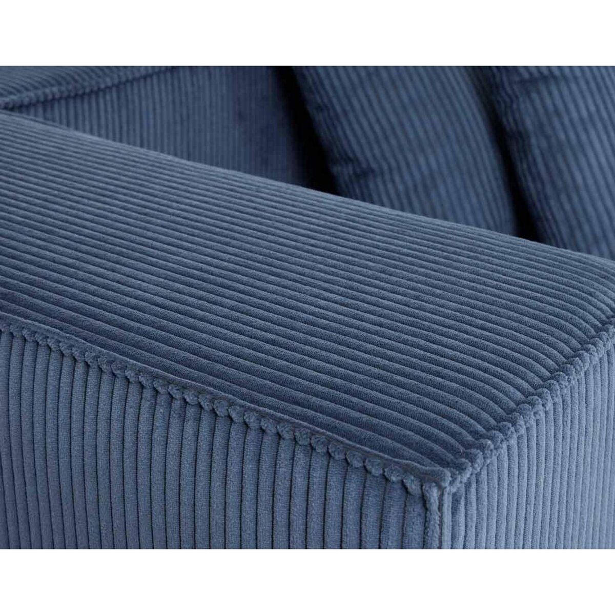 LISA DESIGN Colombine - canapé modulable droit - 2 places - en velours côtelé