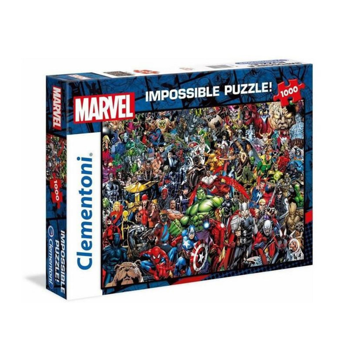 CLEMENTONI Puzzle 1000 pieces Impossible puzzle Marvel