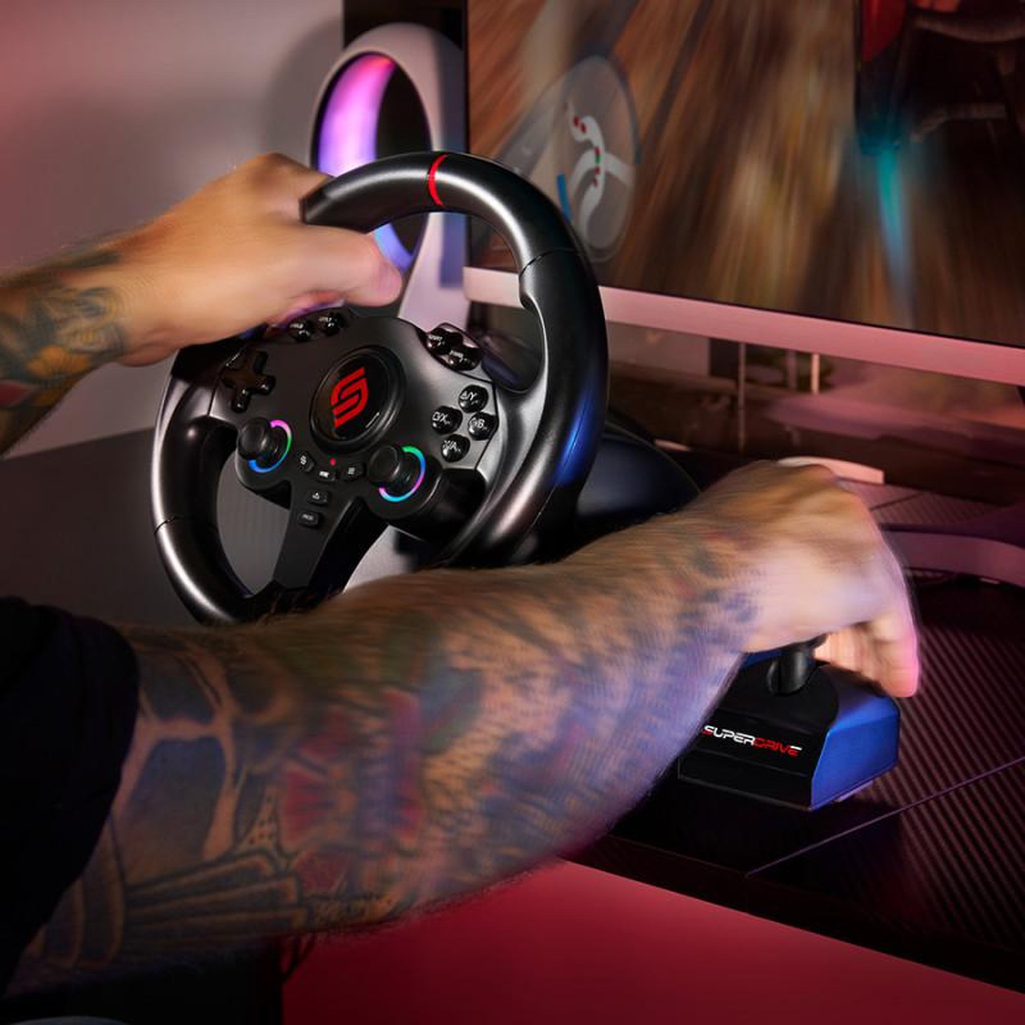 Voir la diapositive 2 : Subsonic 220 rs-x volant ps4, xbox, switch 2, switch et pc