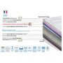 Voir la diapositive 4 : Matelas ressort ensachés 160x200 cm KING MEMO