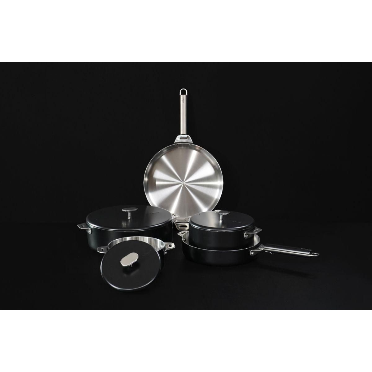 COOKUT Poêle LA MERVEILLEUSE  INOX 24CM - GRAPHITE