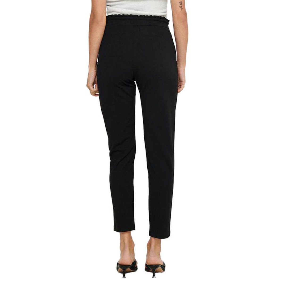 JACQUELINE DE YONG Pantalon Noir femme Jacqueline de Yong Catia