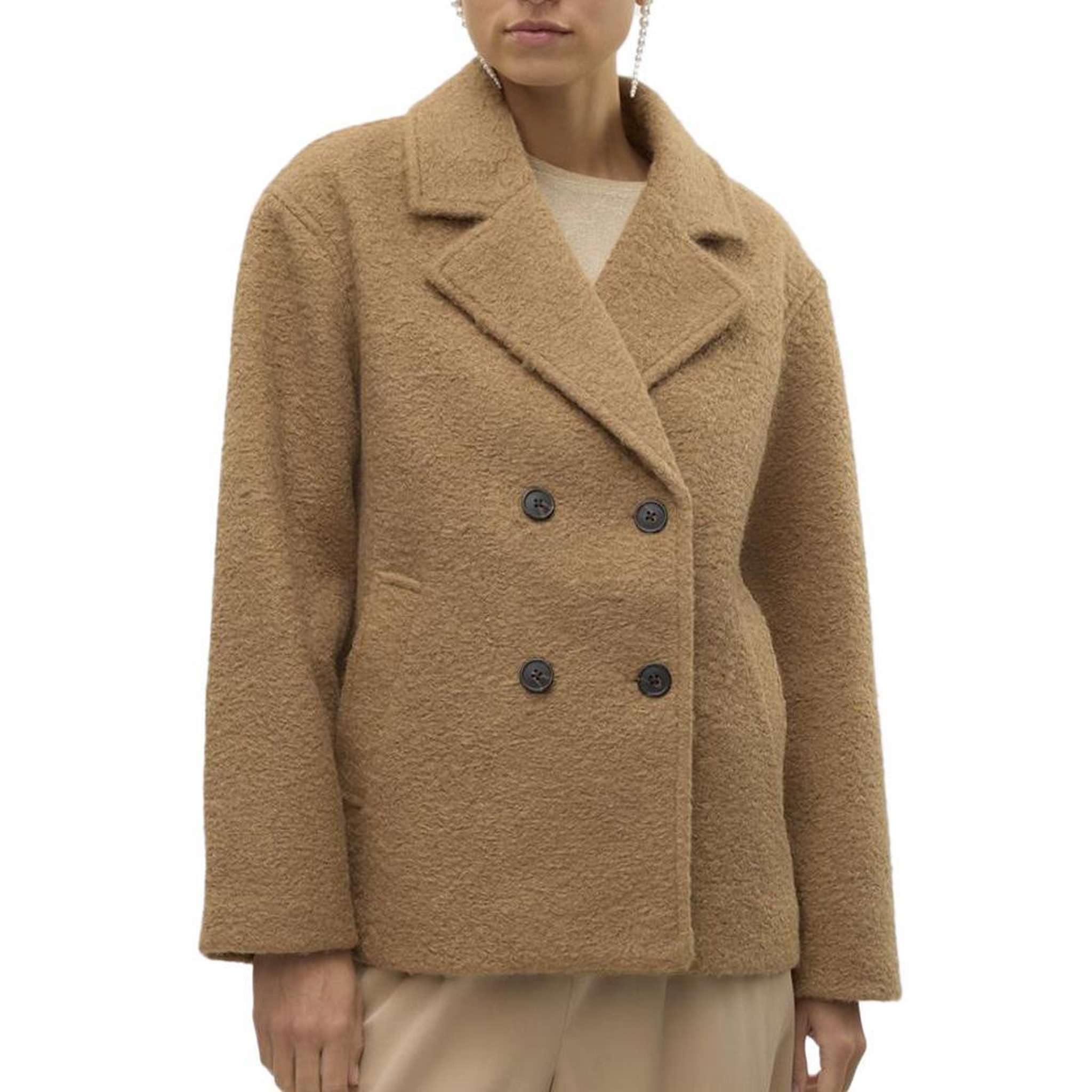 Vero Moda Manteau Marron Femme Vero Moda Elite bella. Coloris disponibles : Marron