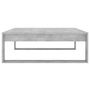 Voir la diapositive 6 : VIDAXL Table basse Gris béton 100x100x35 cm Bois d ingénierie