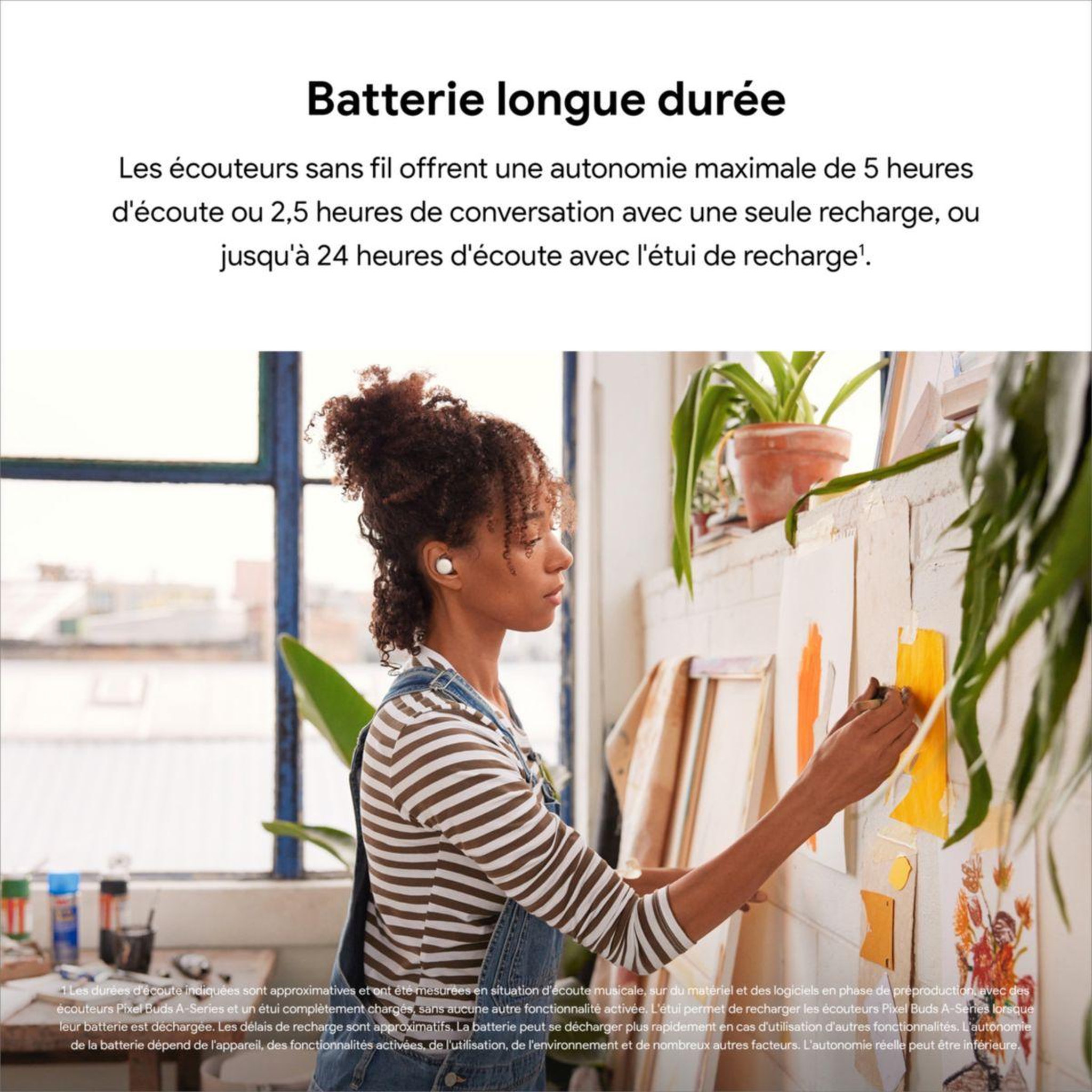 Voir la diapositive 5 : GOOGLE Ecouteurs Pixel Buds A-Series