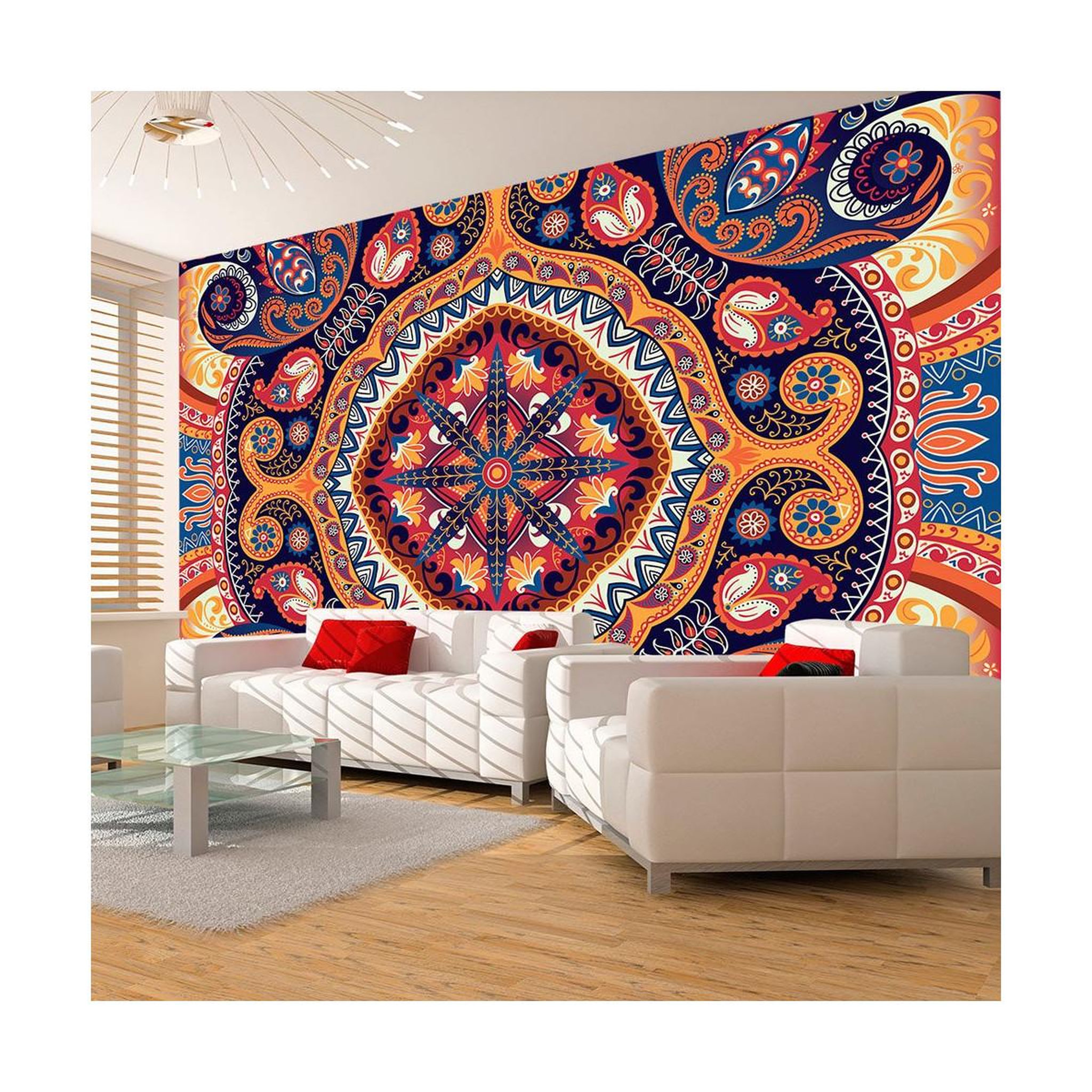 Paris Prix Papier peint  exotic mosaic. Coloris disponibles : Multicolore