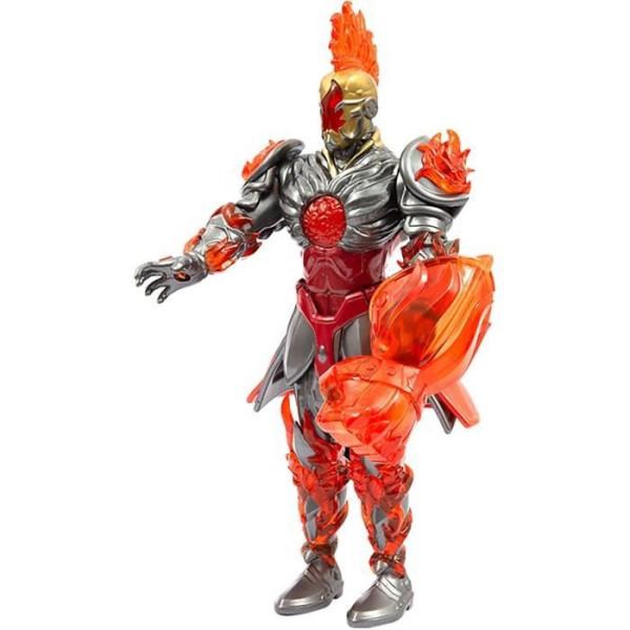 Voir la diapositive 2 : MARKET24 Figurine articulée - GORMITI - Gormiti avec attaque lumineuse Feu - Fireon - 27 cm - a partir de 4 ans - GRV073