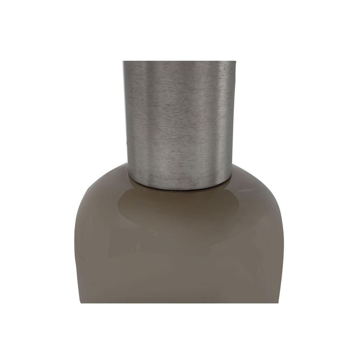 Paris Prix Table d'Appoint Design  Yeza  40cm Taupe & Argent