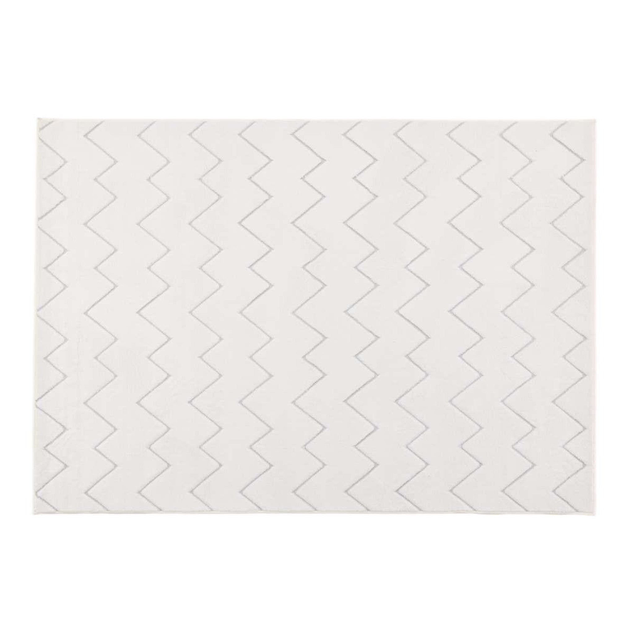 Paris Prix Tapis déco  fia  200x290cm blanc