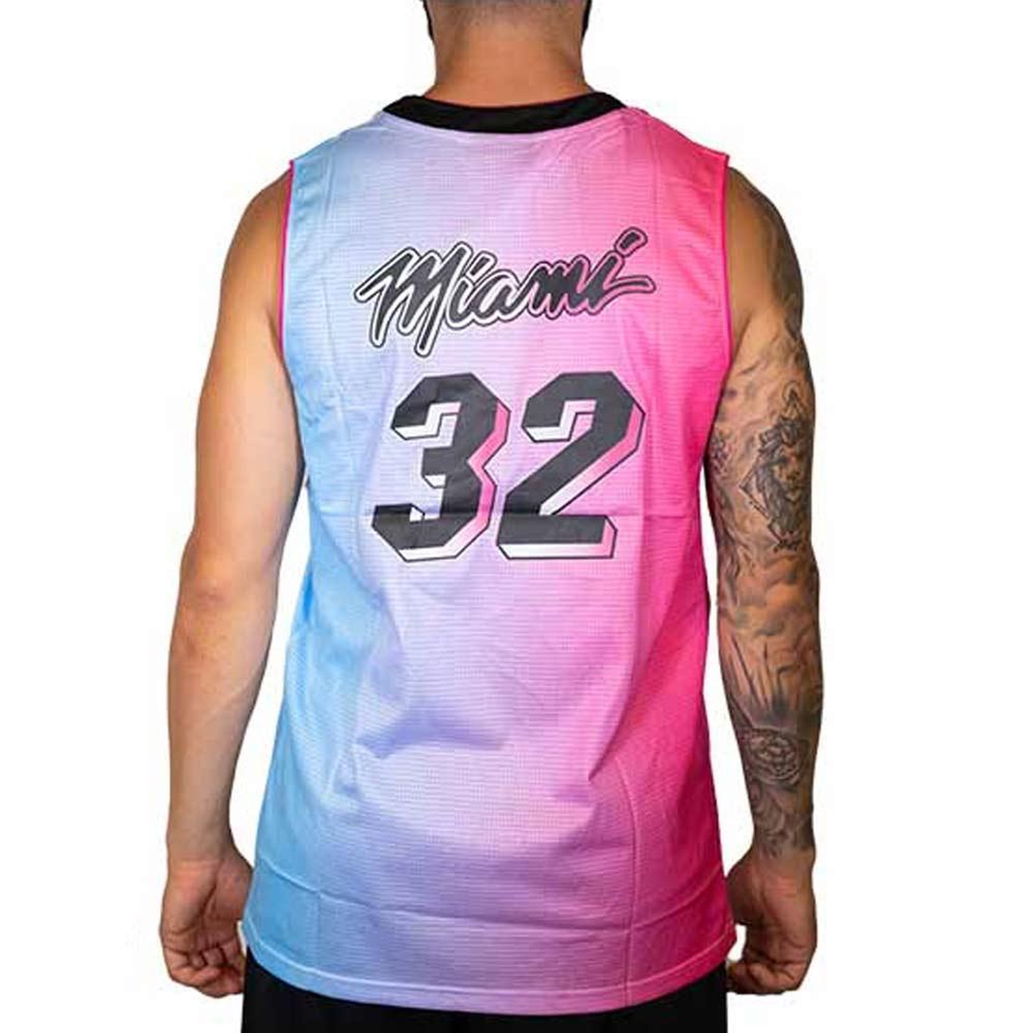 Voir la diapositive 2 : SPORTZONE Miami Maillot de basket Rose/Mauve Homme Sport Zone