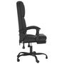 Voir la diapositive 4 : VIDAXL Fauteuil de massage inclinable de bureau Noir Similicuir