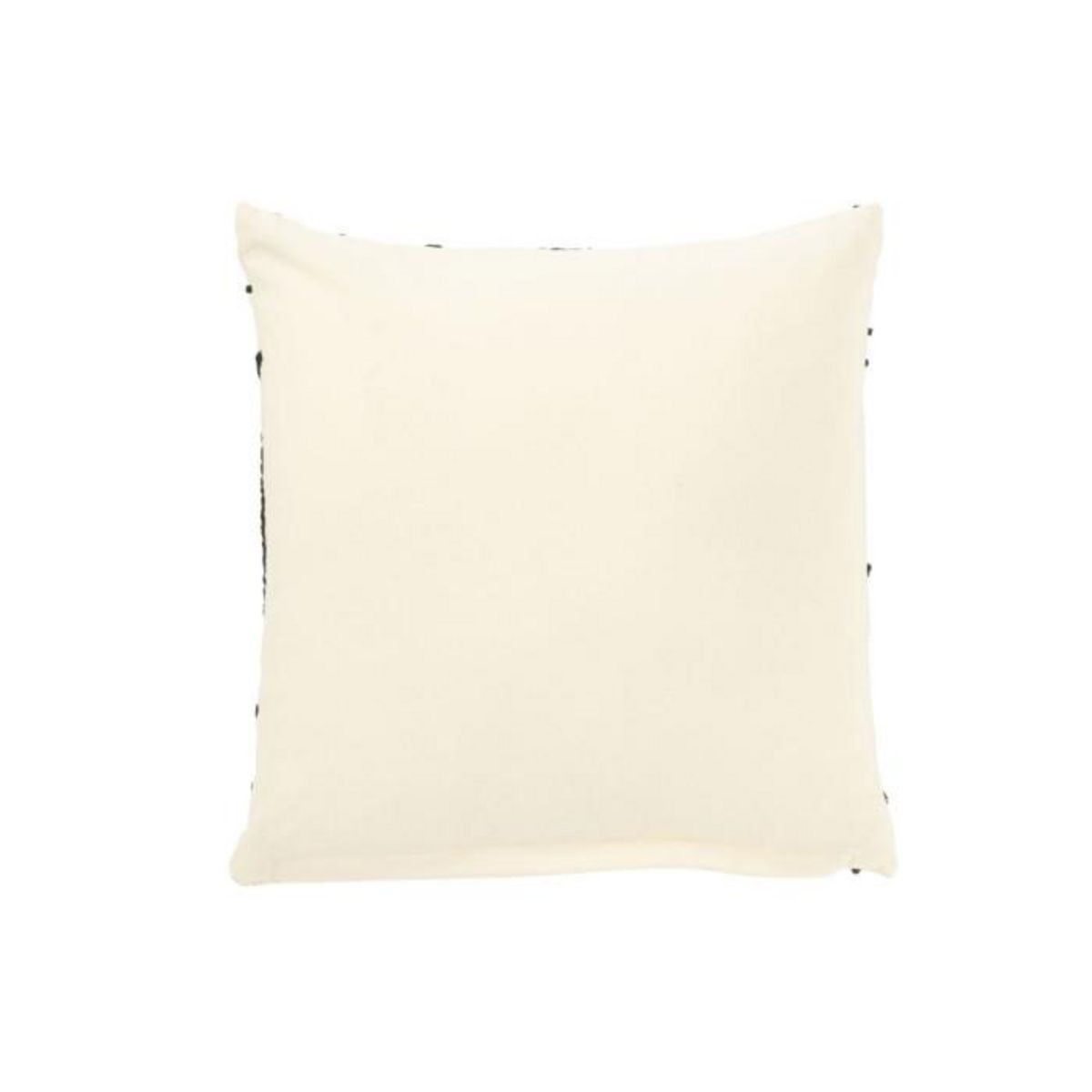 Paris Prix Coussin Déco en Coton  Courbes  50x50cm Blanc