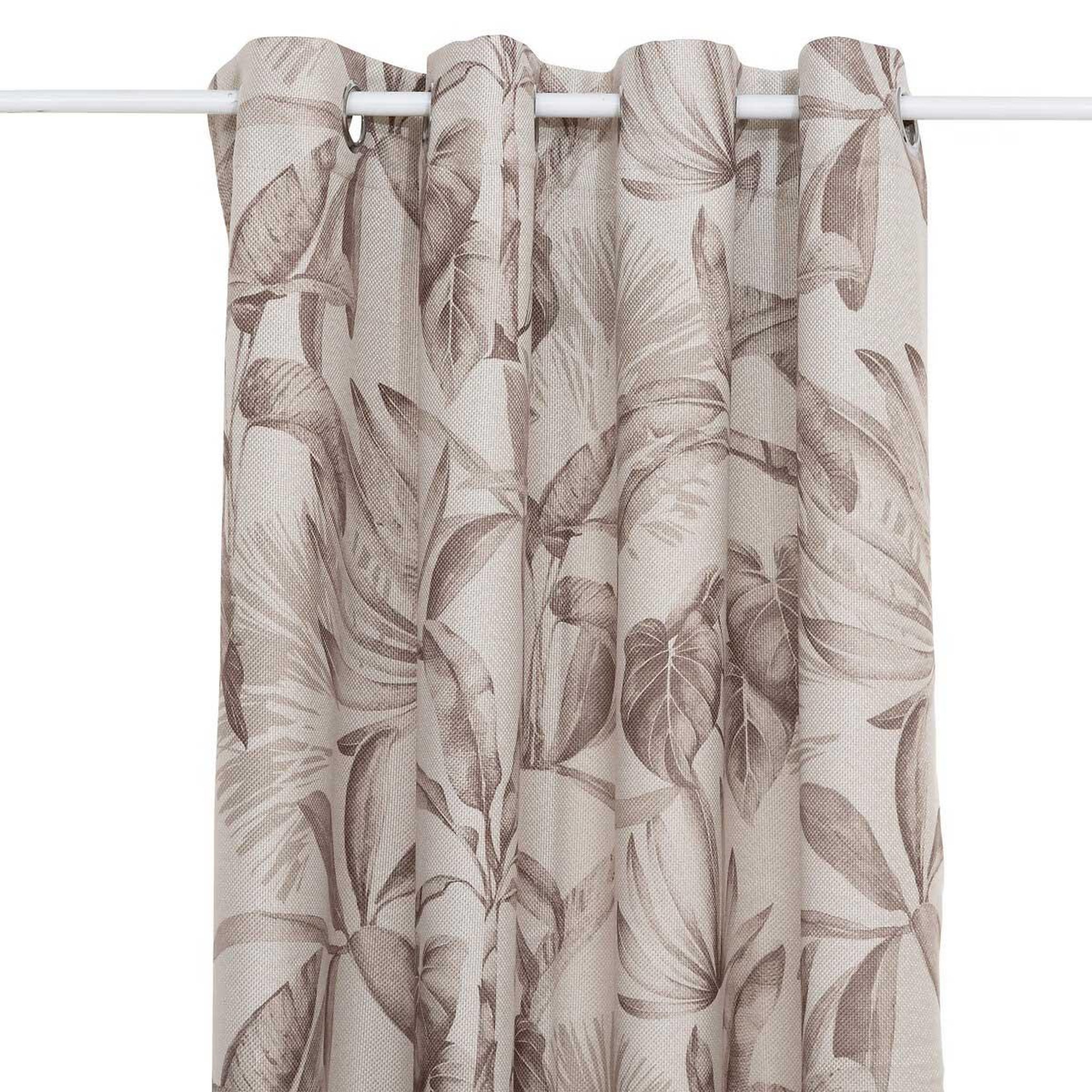 Voir la diapositive 2 : ATMOSPHERA Rideau occultant à œillets  elena  135x260cm beige lin