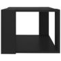 Voir la diapositive 4 : VIDAXL Table basse Noir 40x40x30 cm Bois d'ingenierie