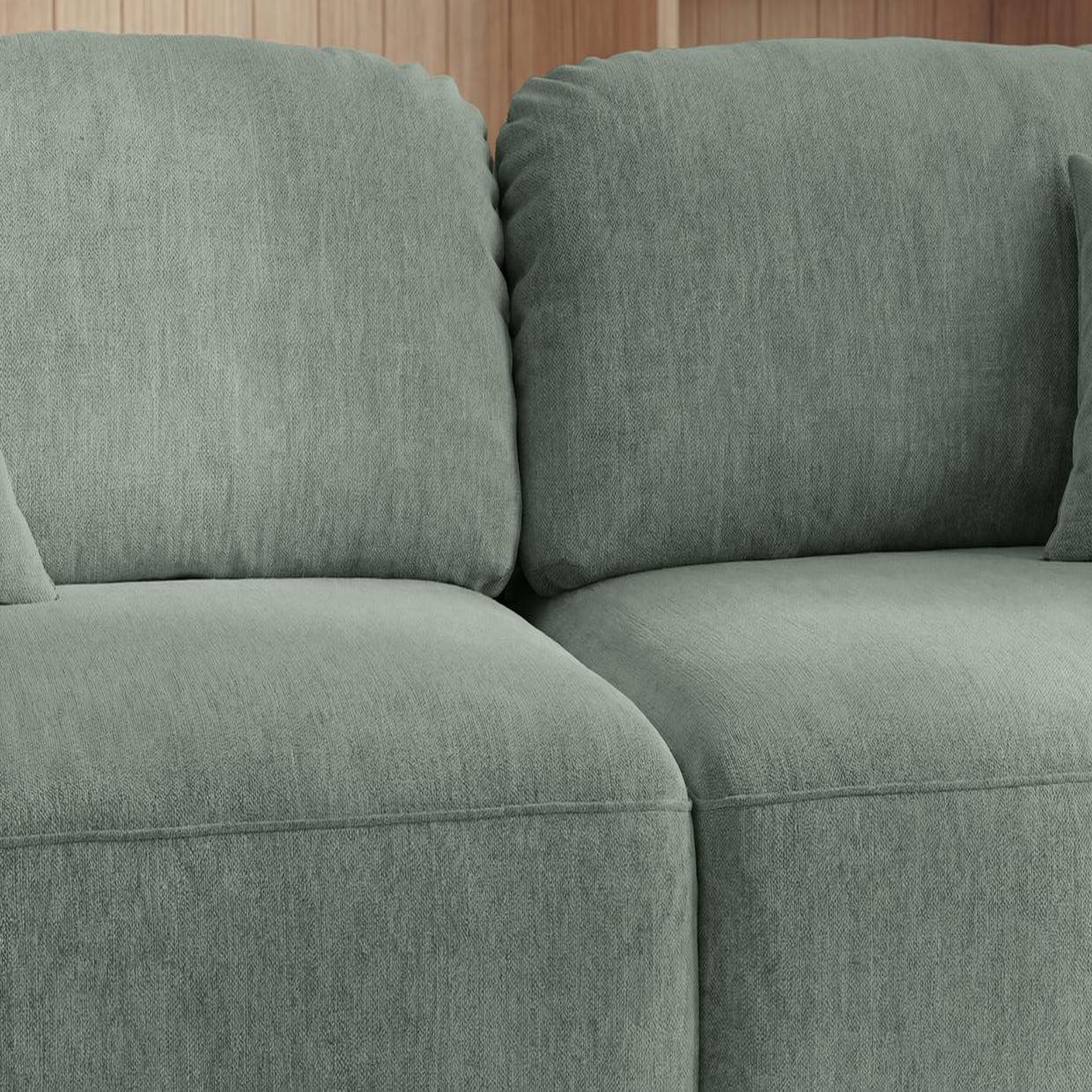 Voir la diapositive 5 : CASANOVA PARIS Chiara - canapé droit convertible tissu velours 3 places