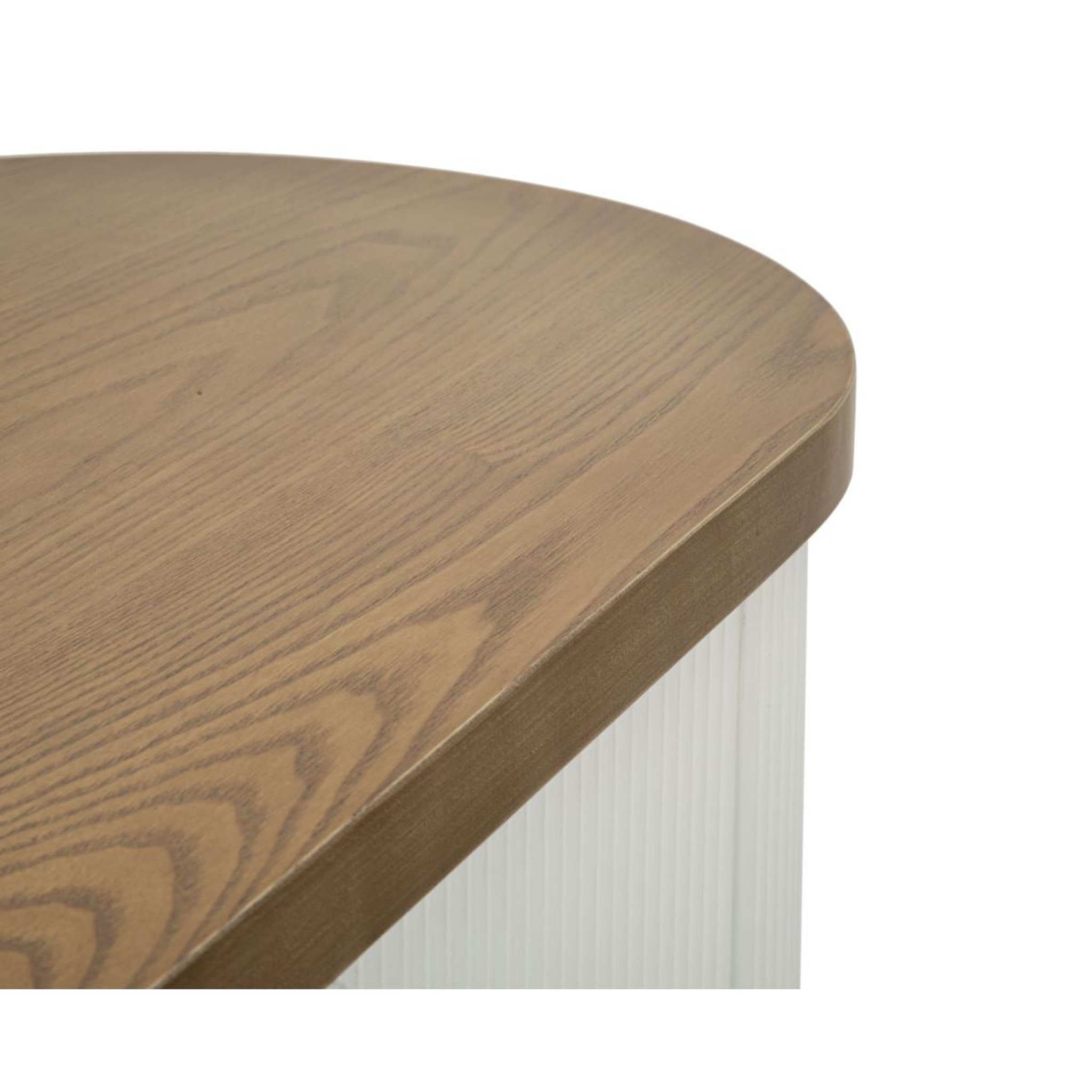 Voir la diapositive 6 : Paris Prix Console en bois avec 1 tiroir  tolosa  121cm blanc & naturel