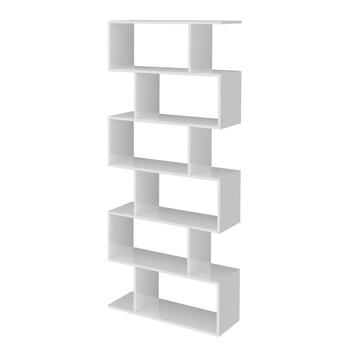 Bibliothèque verticale 6 étagères NOCI