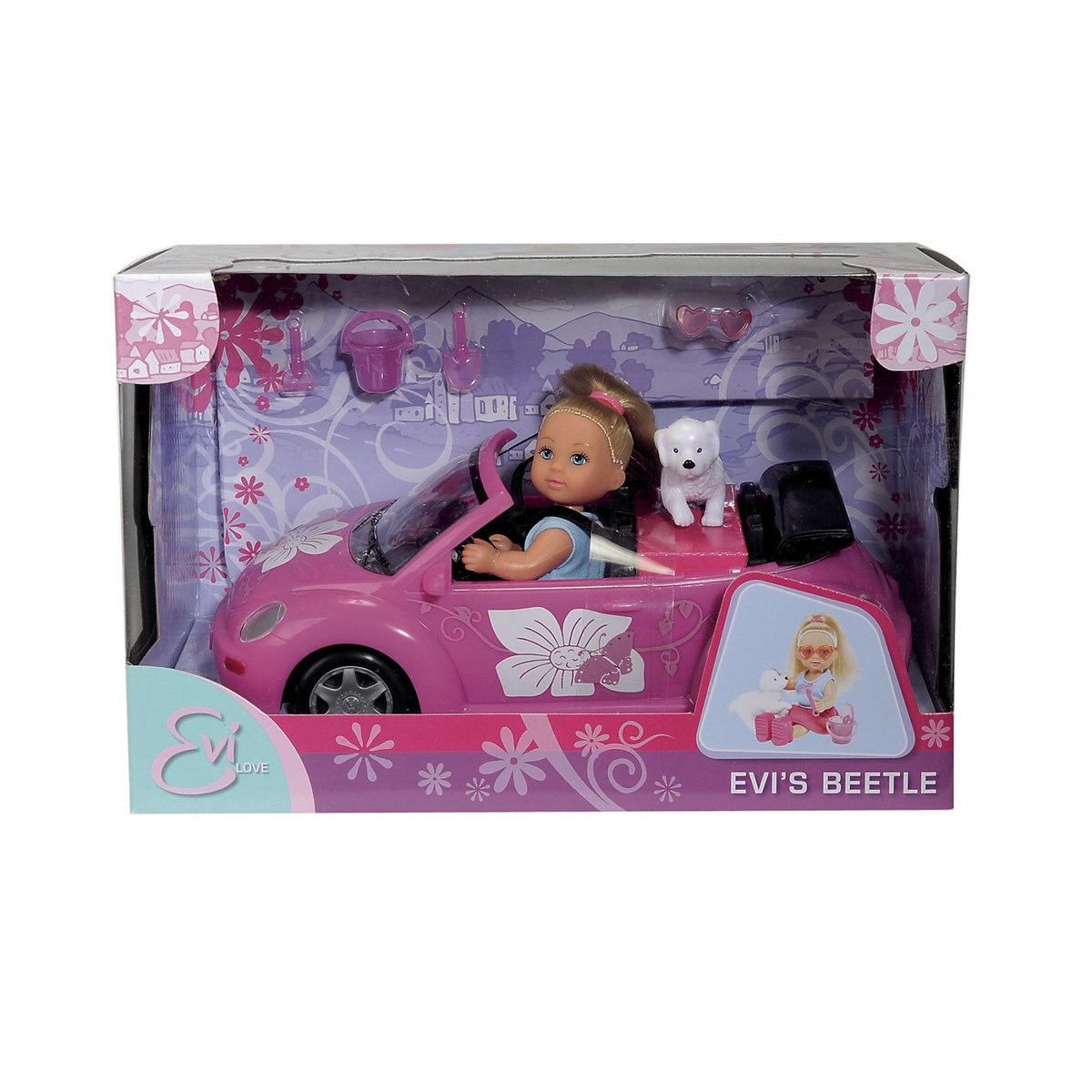 SMOBY Poupée Evi Love avec sa voiture Beetle