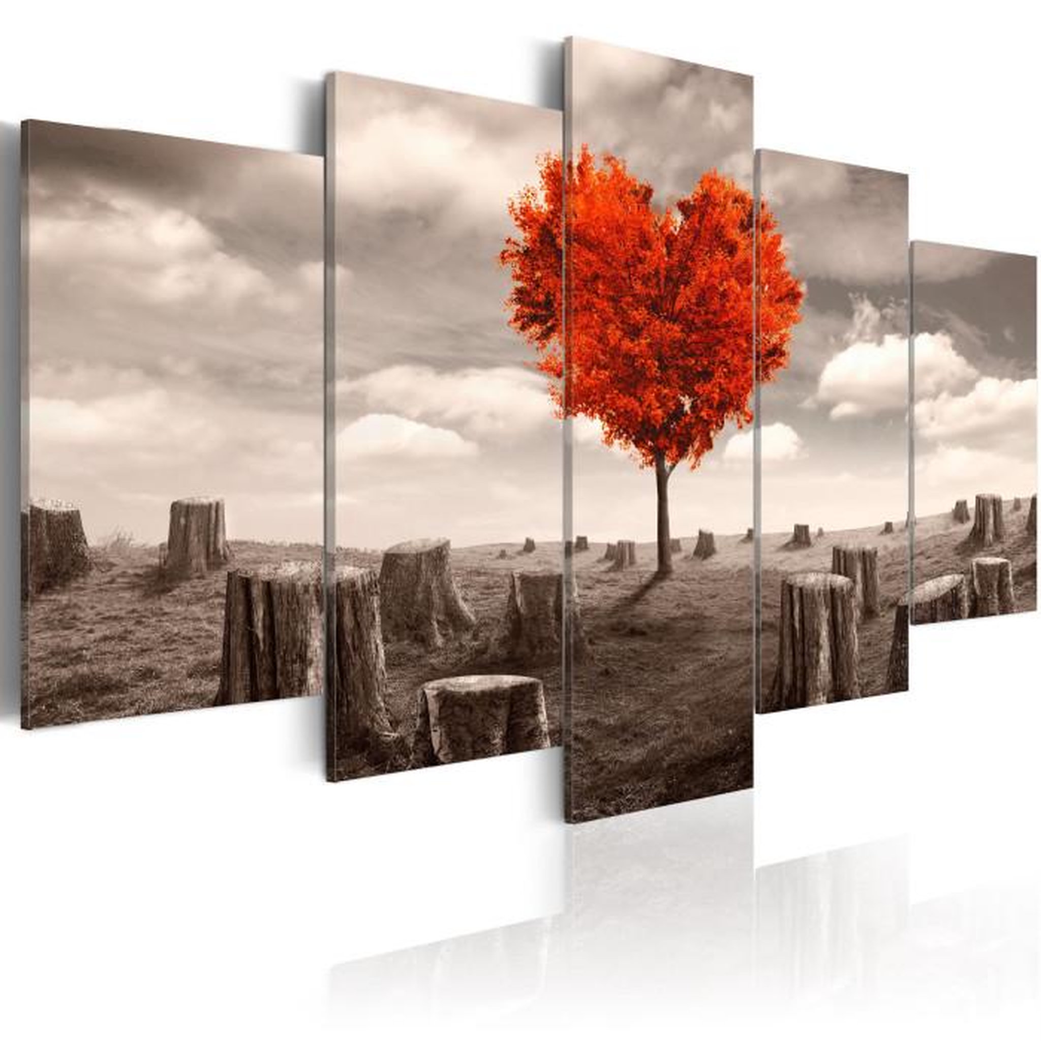 Paris Prix Tableau Imprimé  Hill of Lonely Hearts. Coloris disponibles : Multicolore