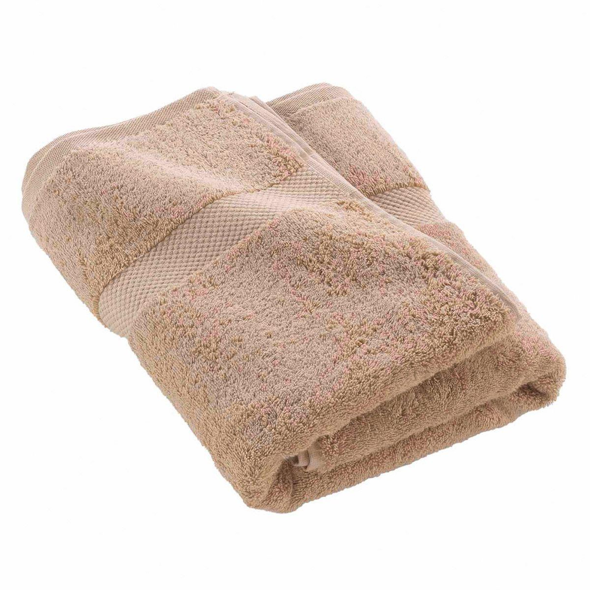 Douceur d'Intérieur Drap de douche  elegance  70x130cm noisette