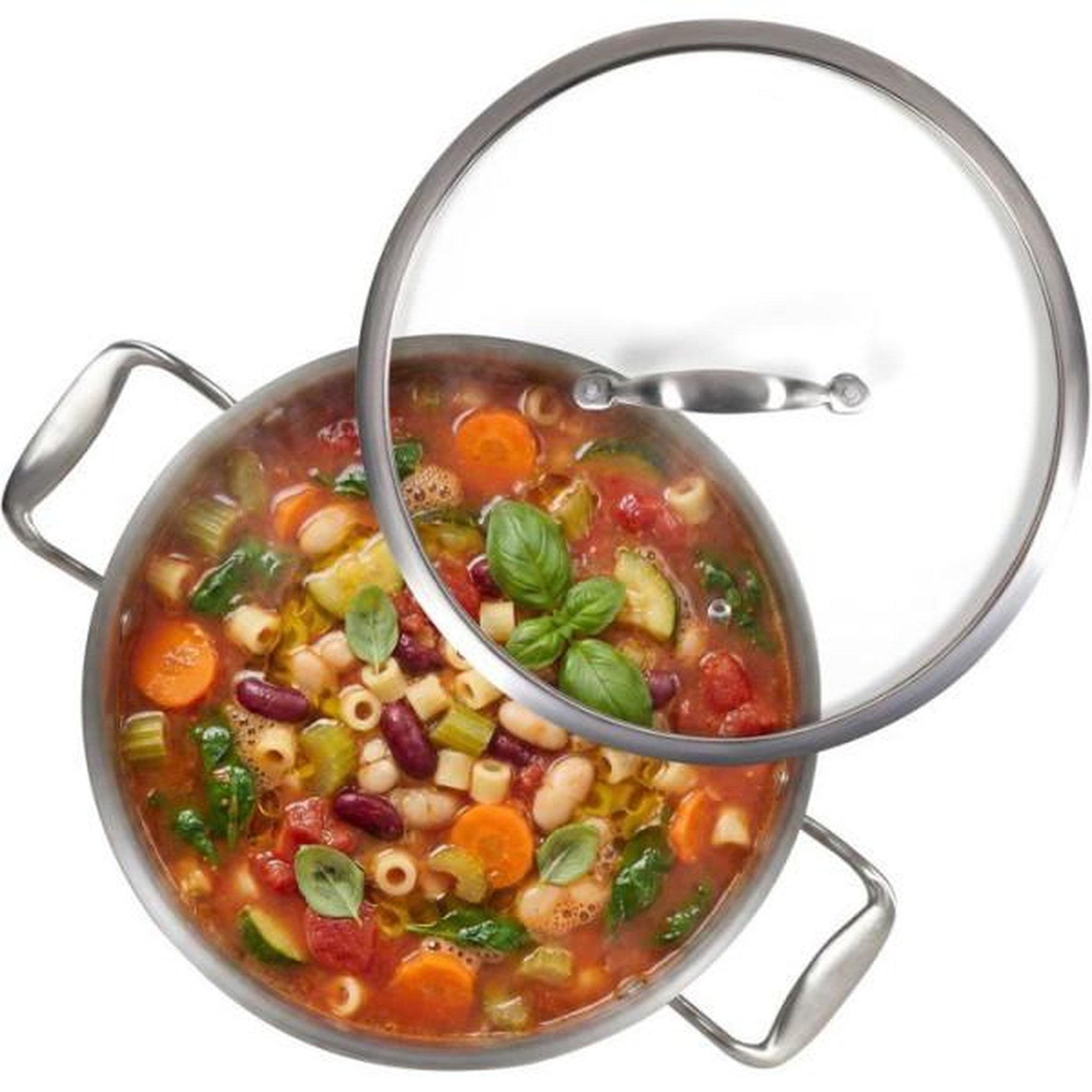 Voir la diapositive 3 : LIVOO Faitout inox 24 cm - LIVOO - MEP165 - Triply