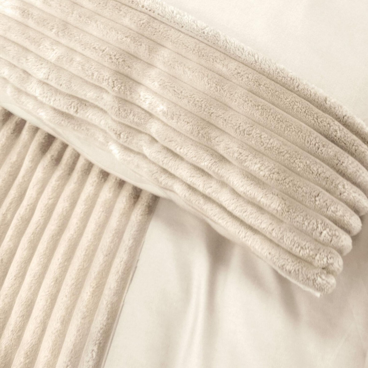 Home collection Parure housse de couette microfibre et velour