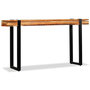 Voir la diapositive 5 : VIDAXL Table console Bois de recuperation massif reglable